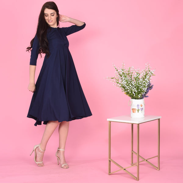 Blue Midi Dress