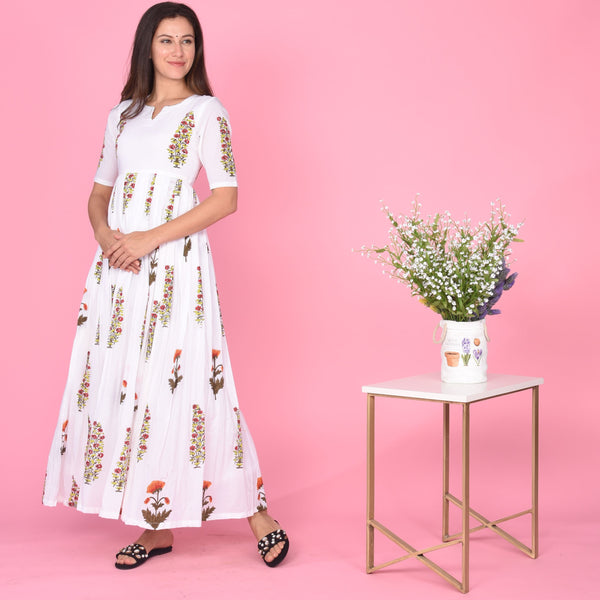 Mughal Mix Butta Dress