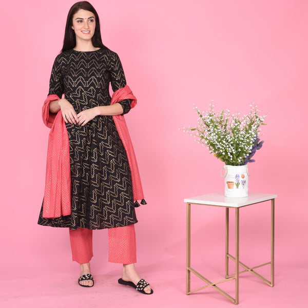 Blushing Cotton Suit Set