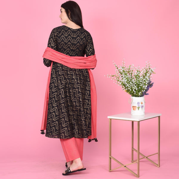 Blushing Cotton Suit Set