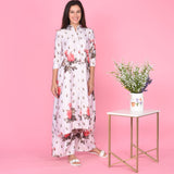 Rose Butta Kurta Set