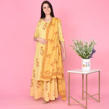 Mustard Shades Kurta Set