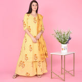 Mustard Shades Kurta Set