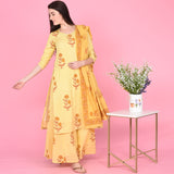 Mustard Shades Kurta Set