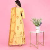 Mustard Shades Kurta Set