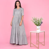 Grey Tier Dress