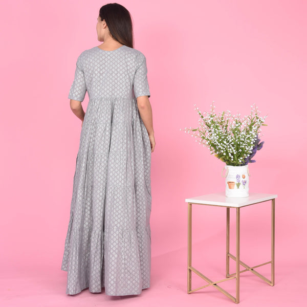Grey Tier Dress