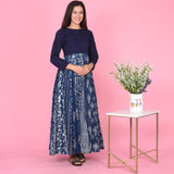 Kalidar Indigo Suit Set