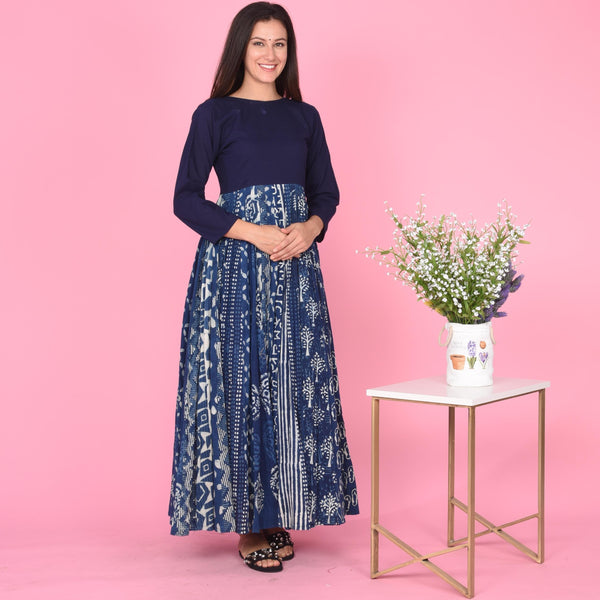 Kalidar Indigo Suit Set