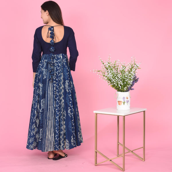Kalidar Indigo Suit Set