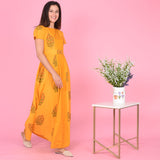 Back Jharonka Neck Dress