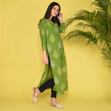 Cotton Discharge Kurta