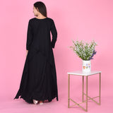 Black Drape Dress