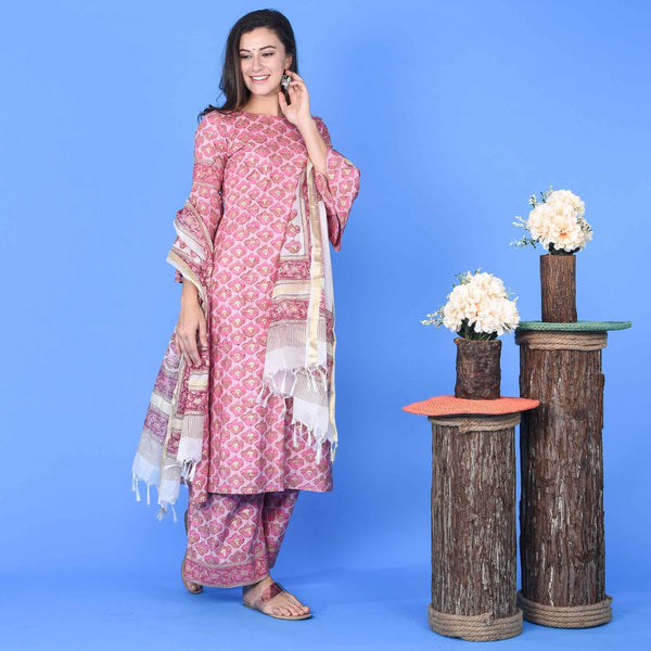 Maadhavee Cotton Suit Set