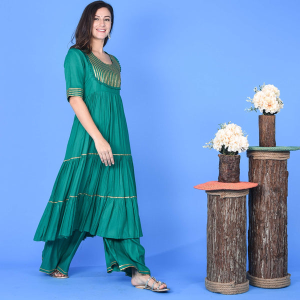 Pine Green Suit Set
