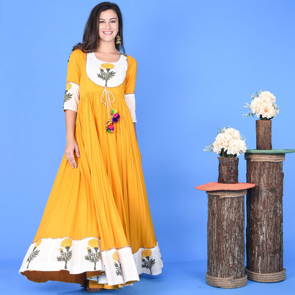 Poppy Mustard Dress