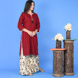Code Maroon Suit Set