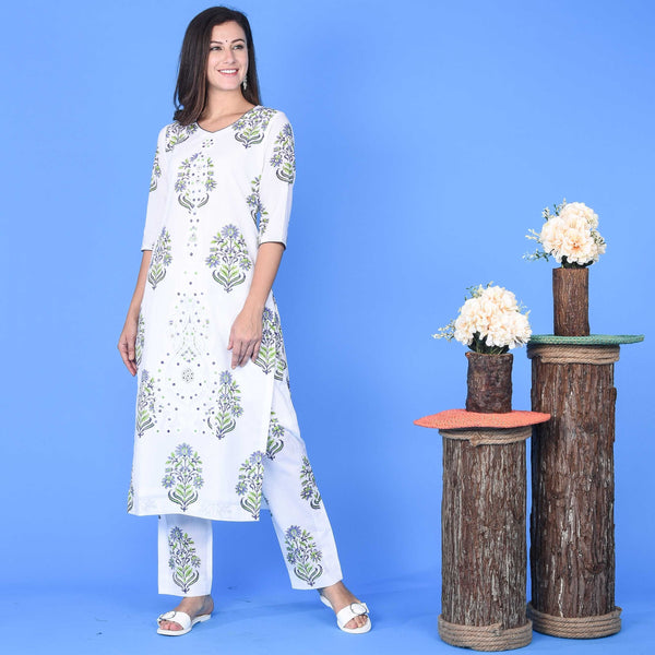 White Suit Shimmer Dupatta