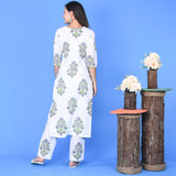 White Suit Shimmer Dupatta