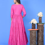 Party Rose Cotton Dress