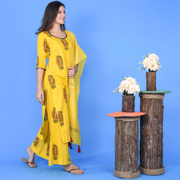 Chromatic Yellow Suit Set