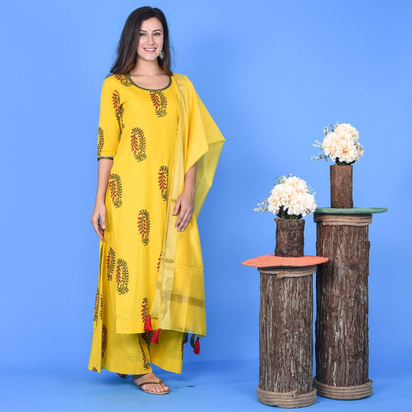 Chromatic Yellow Suit Set