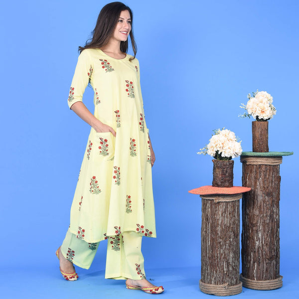 Sureal Cotton Kurta Set