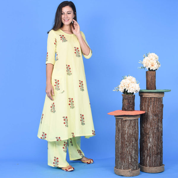 Sureal Cotton Kurta Set