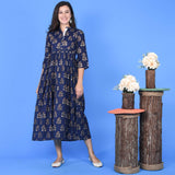 Butti Dress In Blue