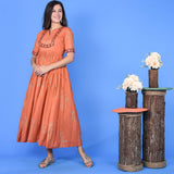 Rustic Orange Dress