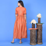 Rustic Orange Dress