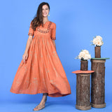 Rustic Orange Dress