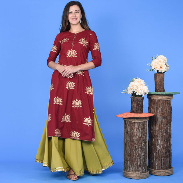 Lotus Skirt Set