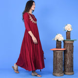 Embroidered Butta Dress