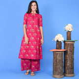 Rani Elephant Kurta Set