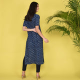 Closed Neck Cotton Kurta