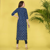 Zig Zag Cotton Kurta