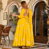 Stalk Yellow Lehenga Set