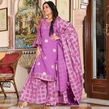 Purple Dots Suit Set