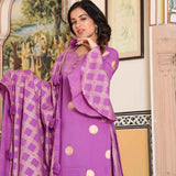 Purple Dots Suit Set