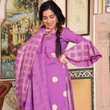 Purple Dots Suit Set
