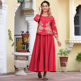 Salsa Red Jacket Dress