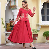 Salsa Red Jacket Dress