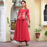 Salsa Red Jacket Dress