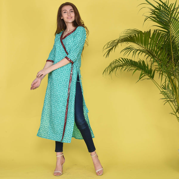 Work On Border Kurta