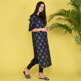 Kurta In Golden Butti