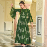 Discharge Print Dress