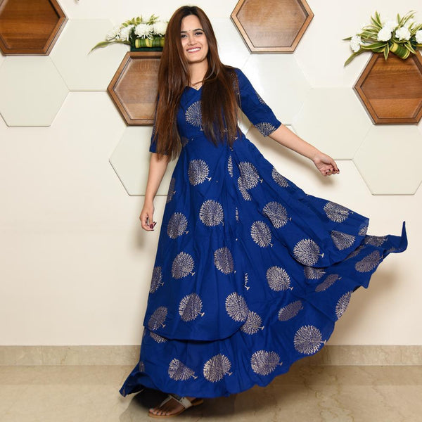 Blue Golden Butta Dress