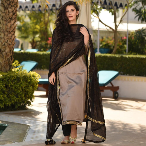 Rich Black Suit Set