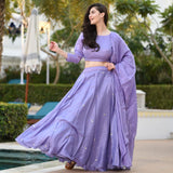 Purple Lehenga Set